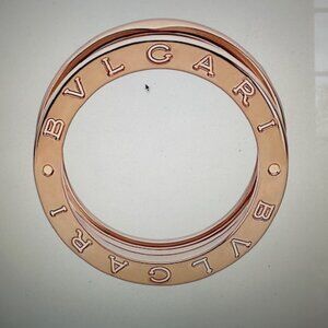 Bvlgari Bzero1 ring --18k rose gold
